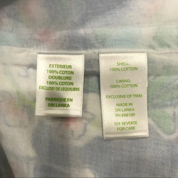 Lilly Pulitzer Tate Mini Skirt in Bay Blue Coasting Print - Size 4 - Picture 9 of 12